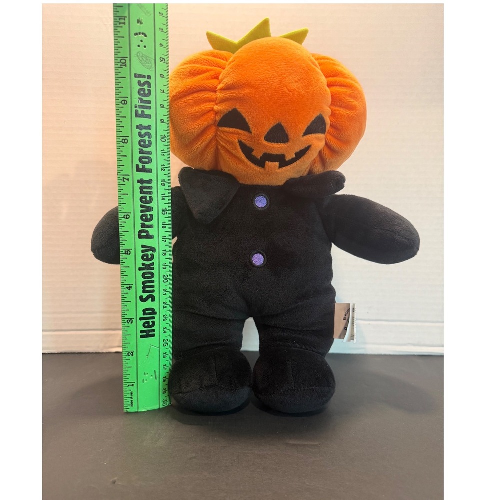 Applause Halloween Pumpkin Head Plush Stuffed Toy Jack O Lantern  11 inch - Picture 4 of 4